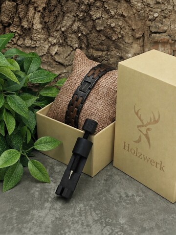 Holzwerk Bracelet 'FEDERSEE' in Brown