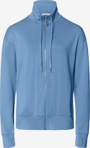 Veste de survêtement ' Balance ' Hanro en bleu : devant