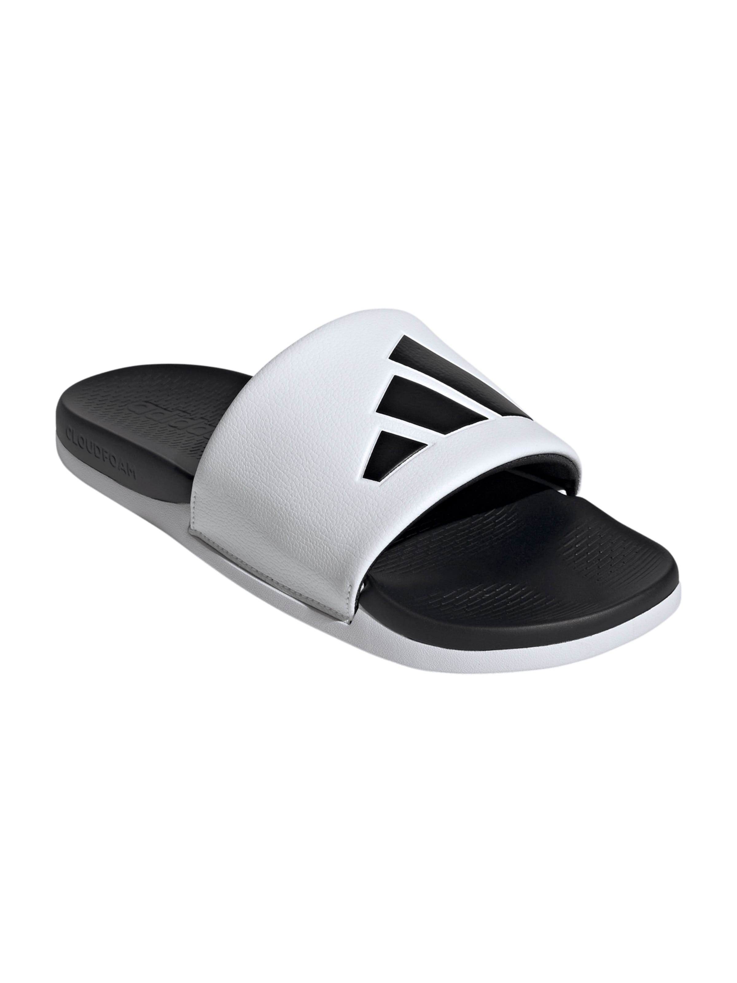 ADIDAS SPORTSWEAR Plážová/koupací obuv 'ADILETTE COMFORT 2.0' – bílá: přední strana