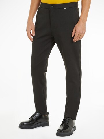 Calvin Klein Regular Pants in Black: front