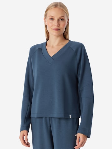 Chemise de nuit ' Mix Relax ' SCHIESSER en bleu : devant