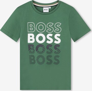 BOSS Kidswear Футболка в Зеленый: спереди