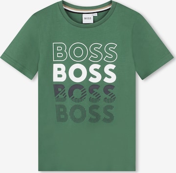 BOSS Kidswear Shirt in Green: front