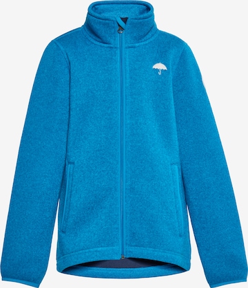 Schmuddelwedda Fleece jas in Blauw: voorkant