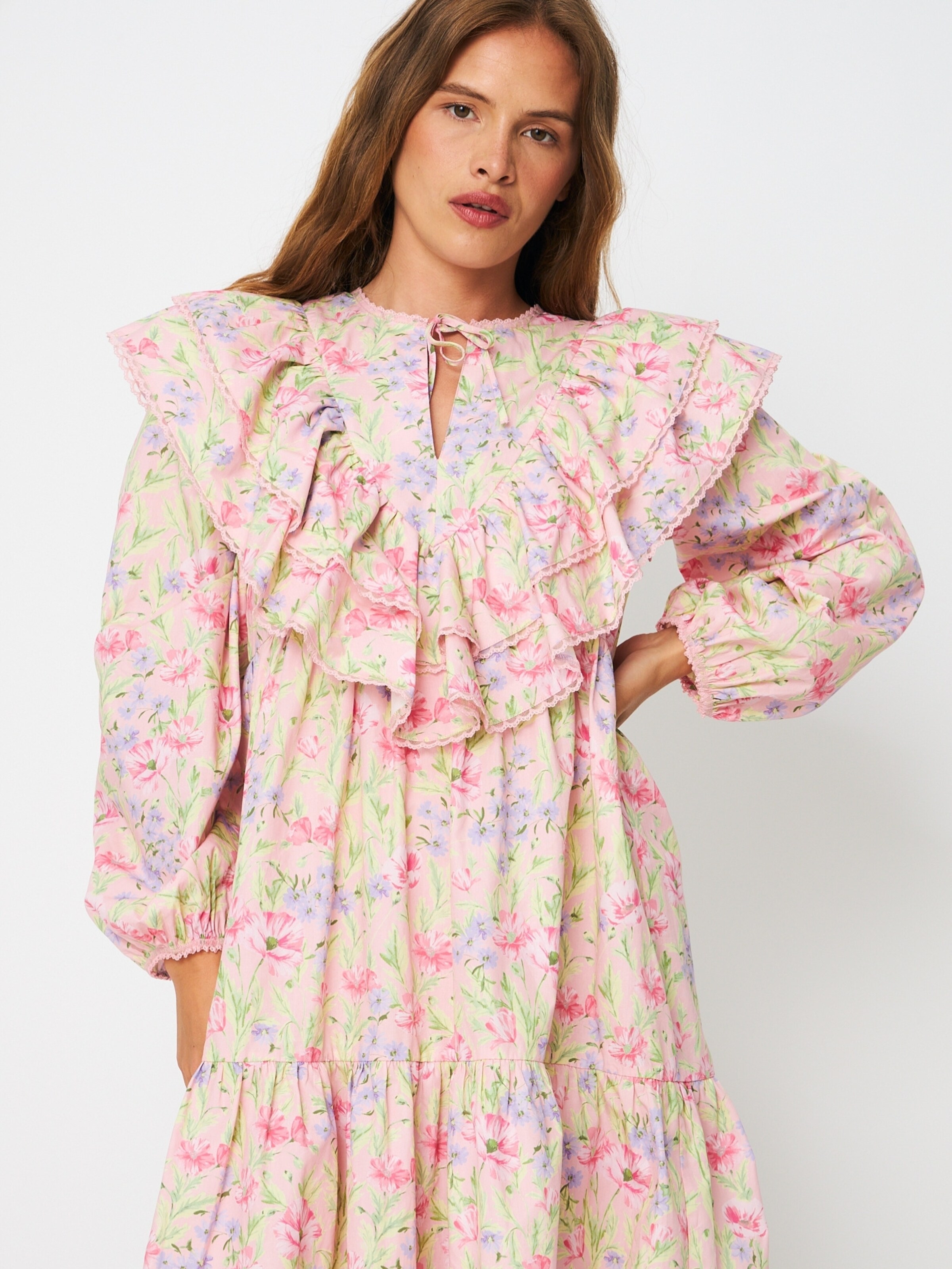 Robe ' Salviecras ' Crās en mélange de couleurs