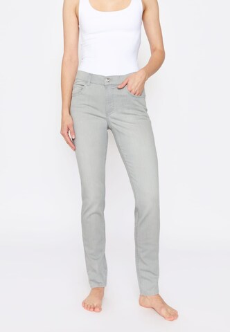Angels Regular Slim Fit Jeans Jeans Skinny mit Organic Cotton in Grau: predná strana