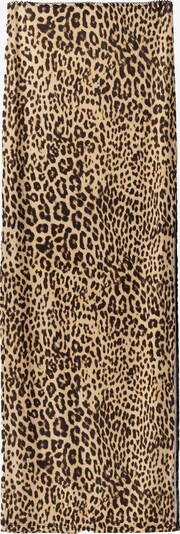Bershka Spódnica w kolorze jasnobrązowy / czarnym, Podgląd produktu