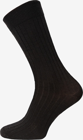 HomeOfSocks Socks 'HOS708' in Black: front