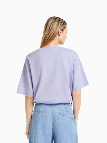T-shirt Bershka en violet