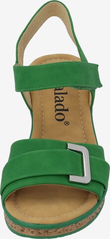 Palado Strap Sandals 'Vemlu' in Green