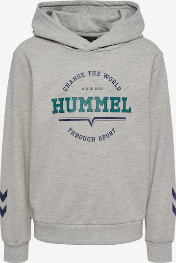 Hummel Sweatshirt 'Asher' in Blue / mottled grey / Green, Item view