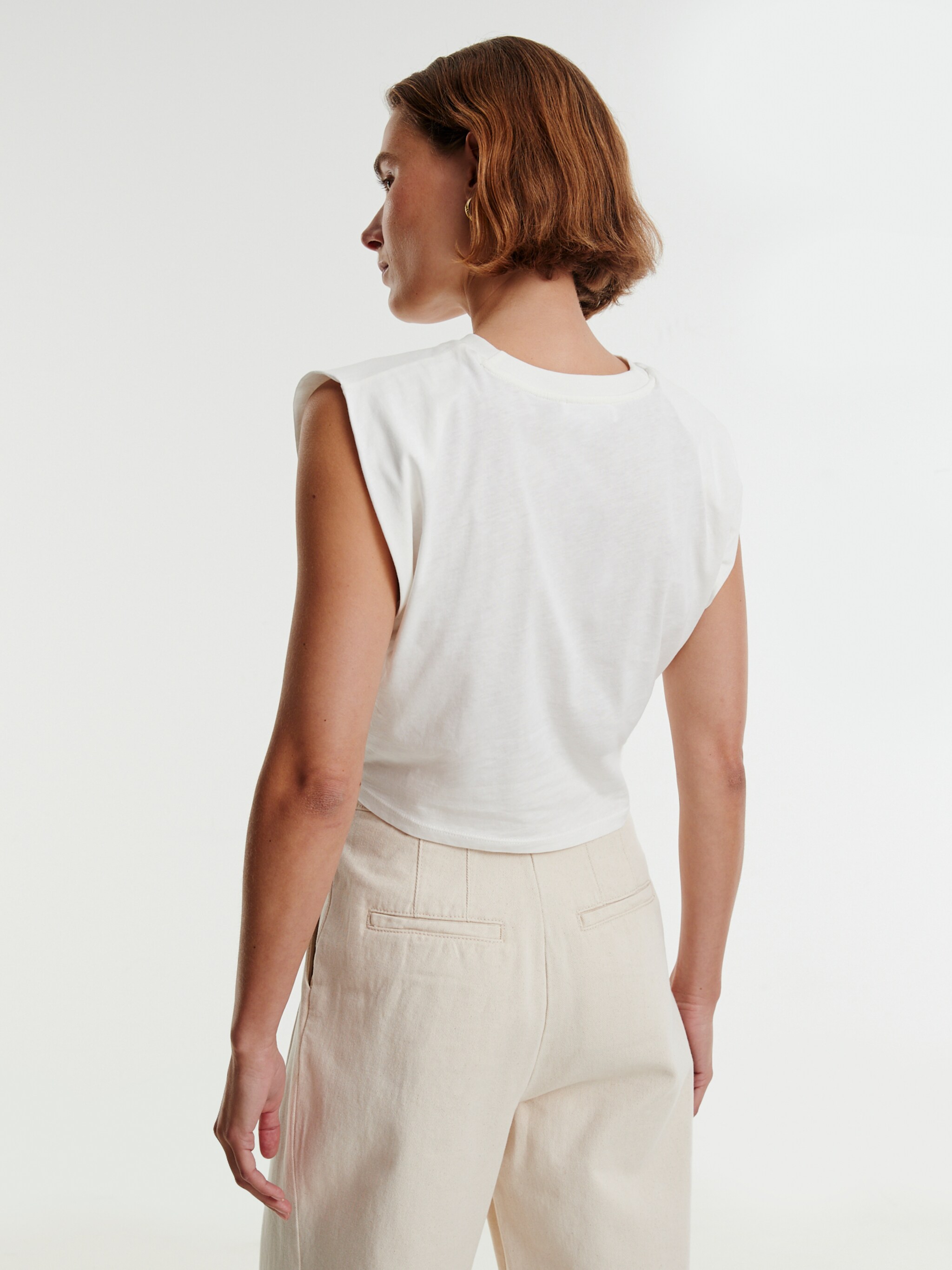 EDITED Producten Shirt 'Silja' Offwhite