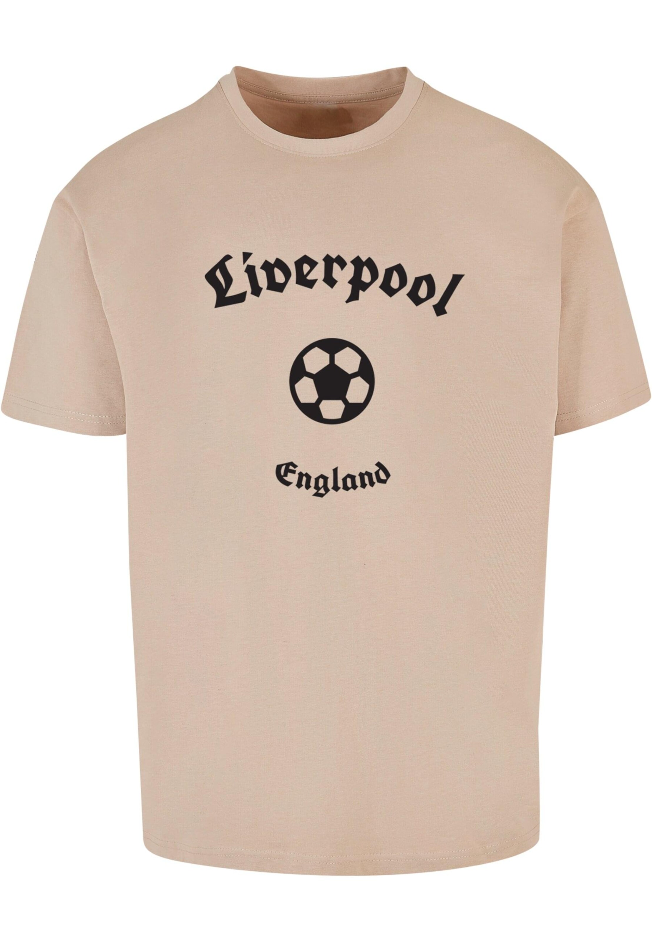 Maglietta ' Liverpool' di Merchcode in beige: frontale