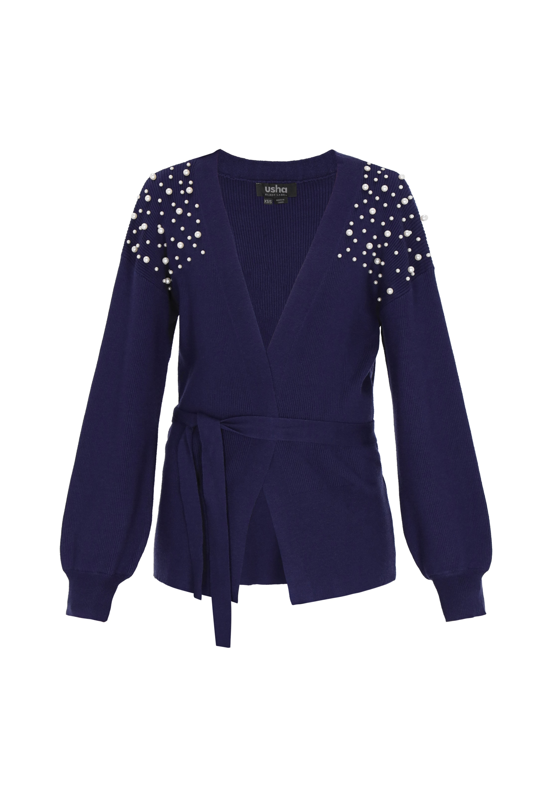 usha BLACK LABEL - Cárdigan en azul: frente