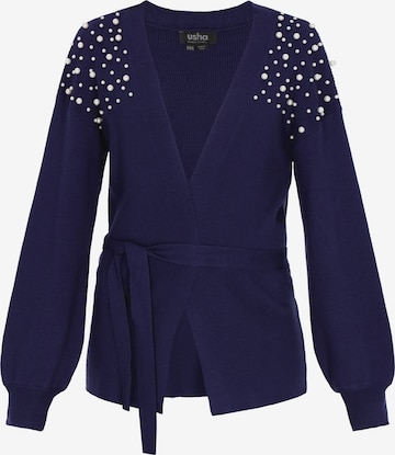 usha BLACK LABEL - Cárdigan en azul: frente