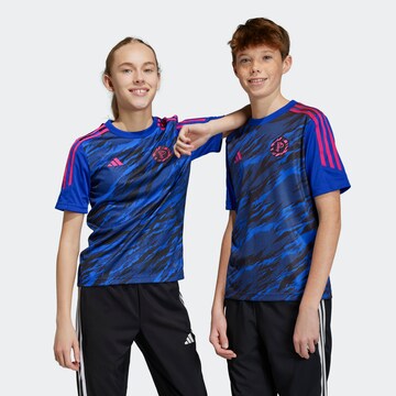 T-Shirt fonctionnel 'Pogba' ADIDAS PERFORMANCE en bleu : devant