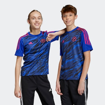 T-Shirt fonctionnel 'Pogba' ADIDAS PERFORMANCE en bleu : devant