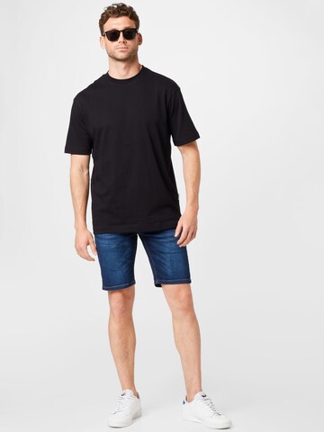 SELECTED HOMME T-Shirt 'Truman' in Schwarz