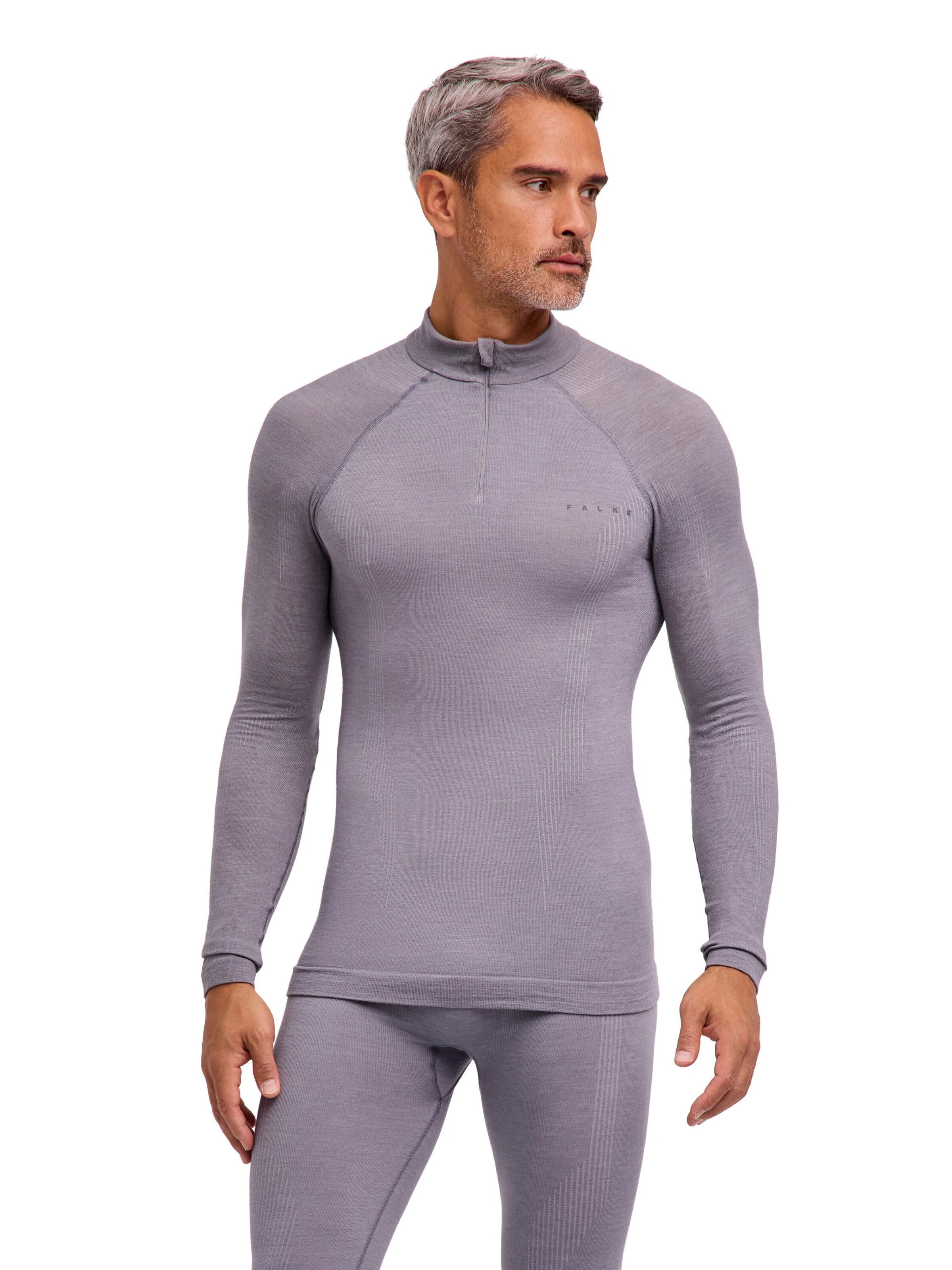 FALKE Base Layer in Grey: front