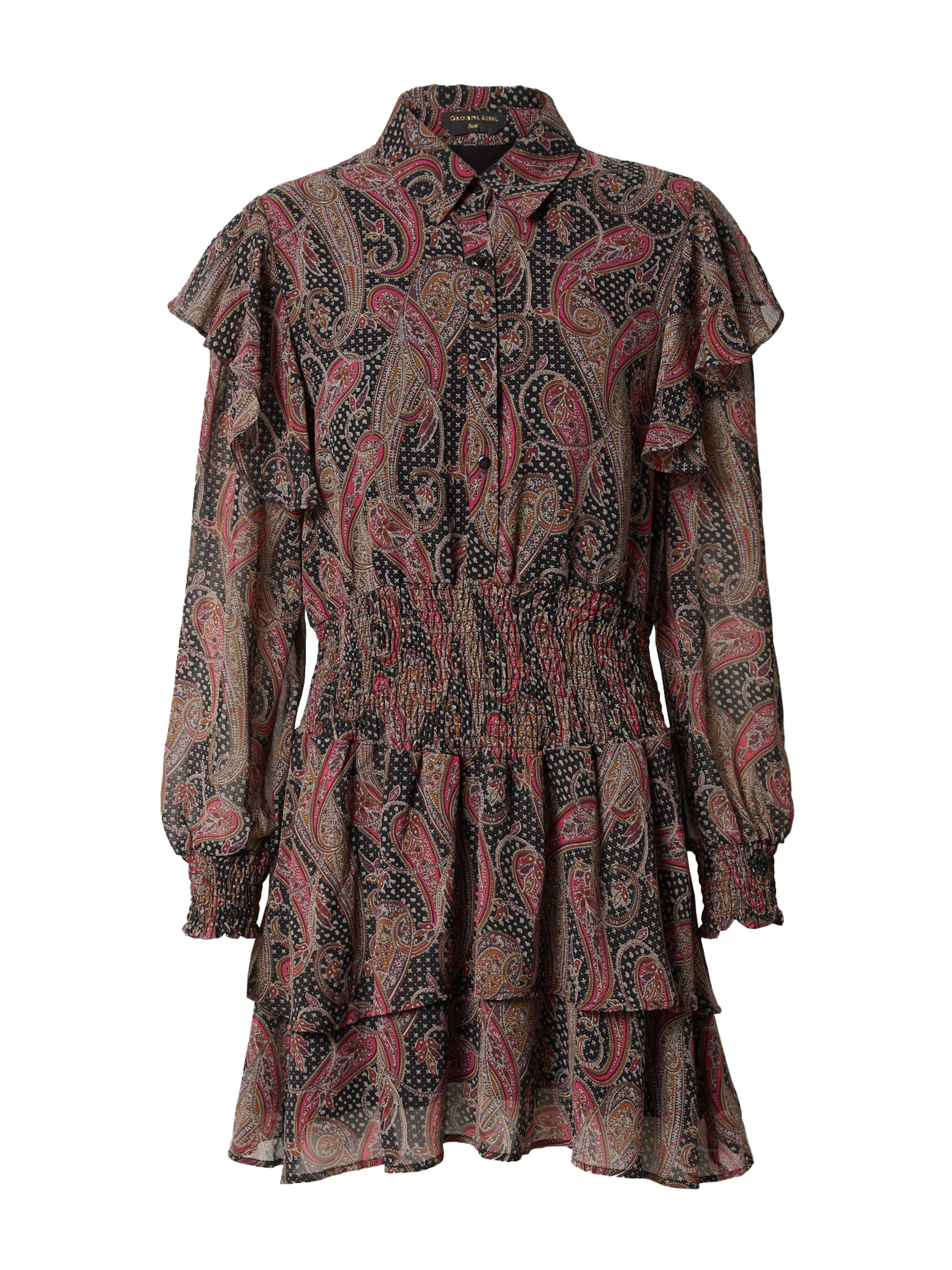 Rochie tip bluză 'Zina' de la Colourful Rebel pe mai multe culori: față