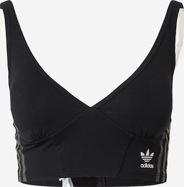 ADIDAS ORIGINALS - Triángulo Sujetador en negro: frente