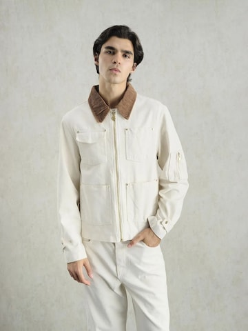 Veste mi-saison Giesto en blanc