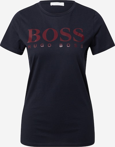 BOSS Casual T-shirt i marinblå / mörkröd, Produktvy