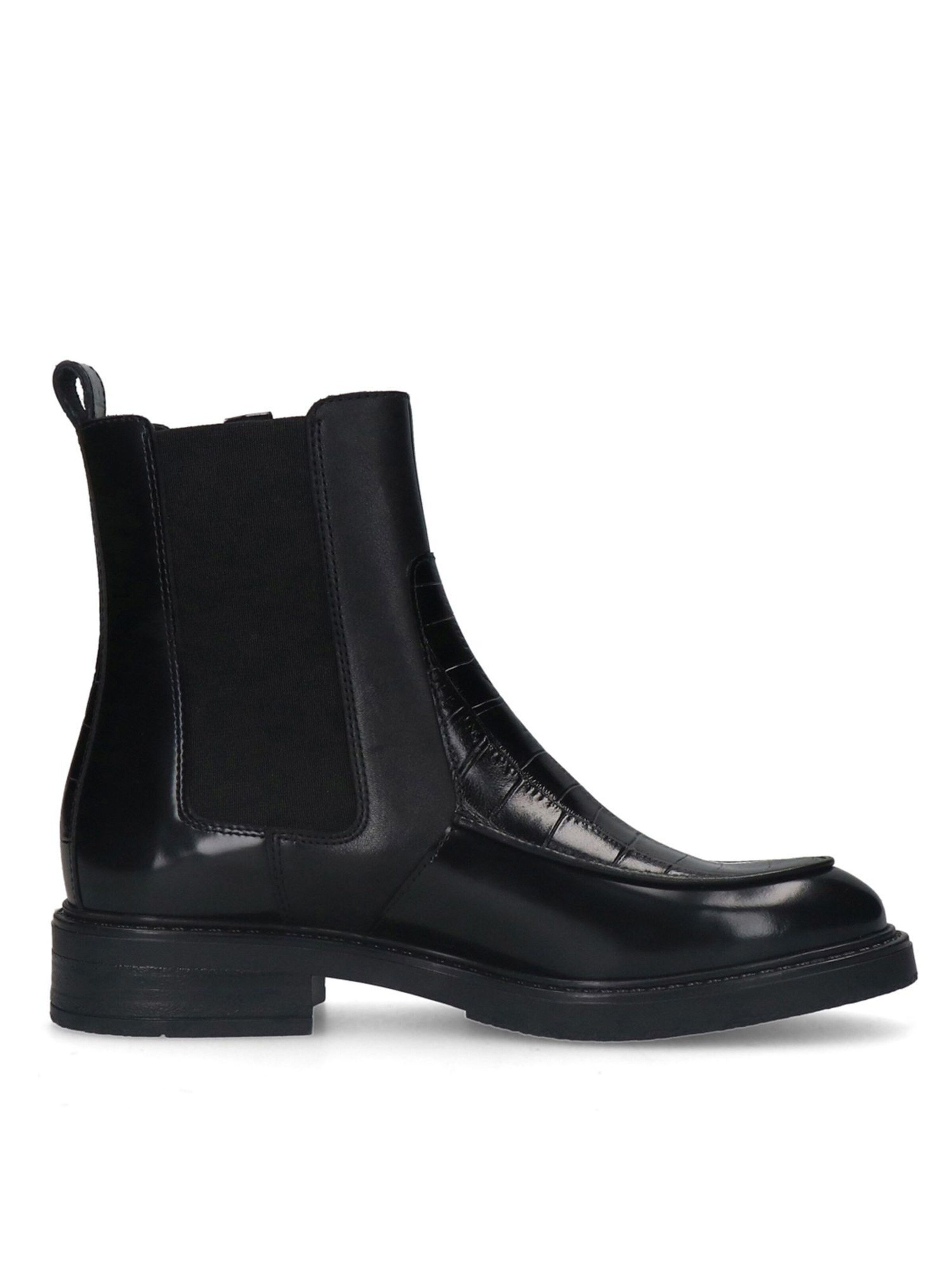 MANFIELD Chelsea boots in Zwart