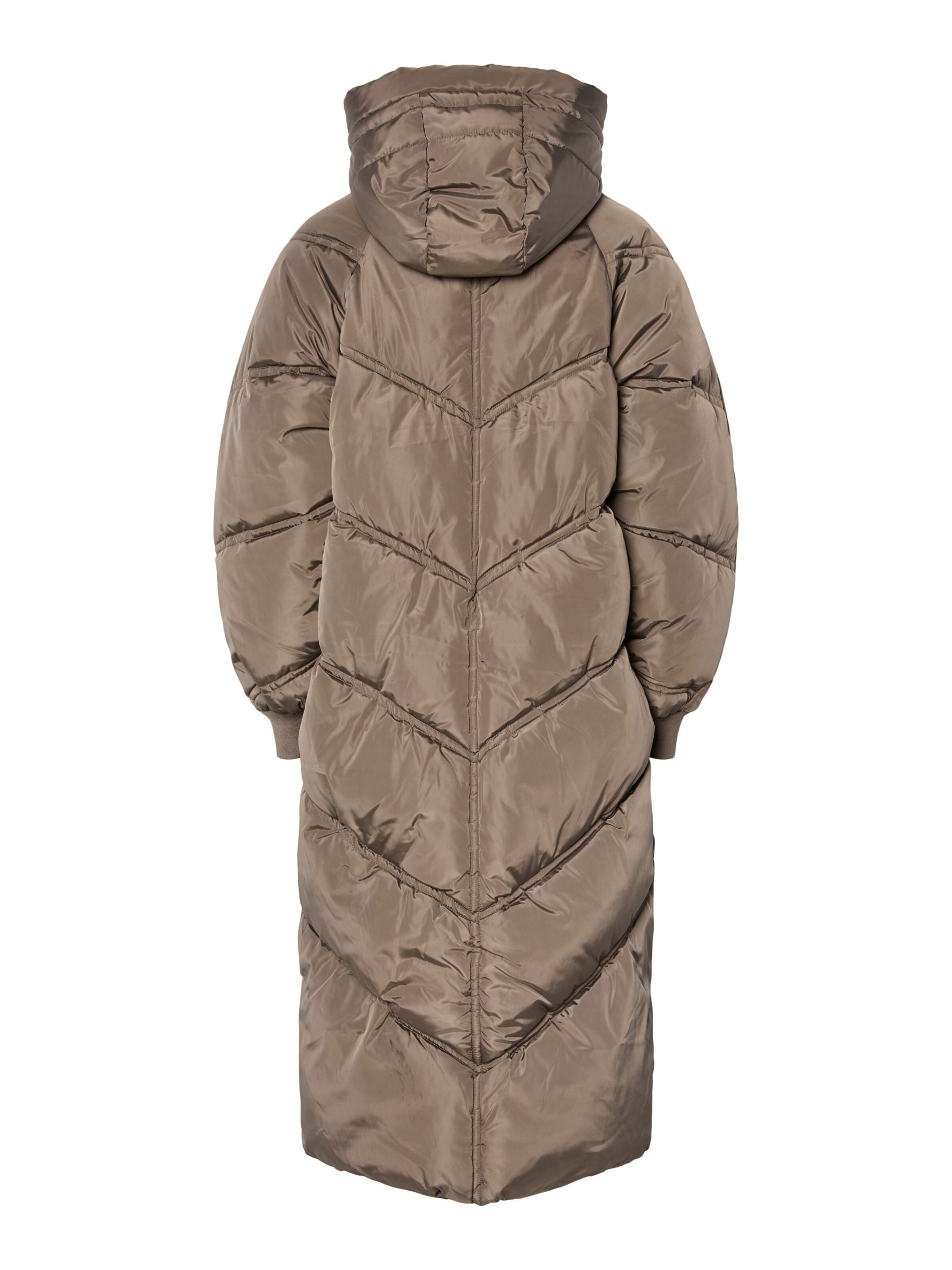 PIECES Winter jacket in Brown