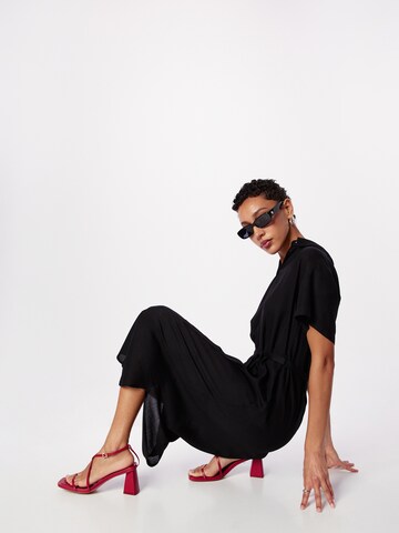 Robe-chemise 'VMBumpy' VERO MODA en noir