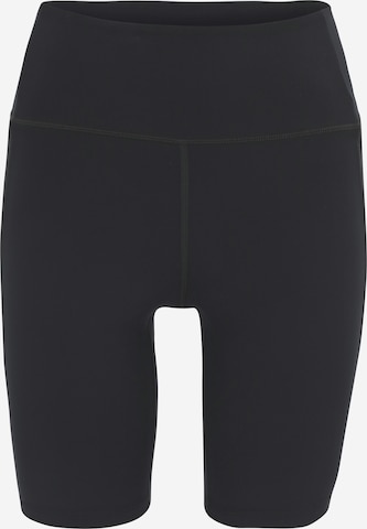 Girlfriend Collective Skinny Workout Pants in Black: front