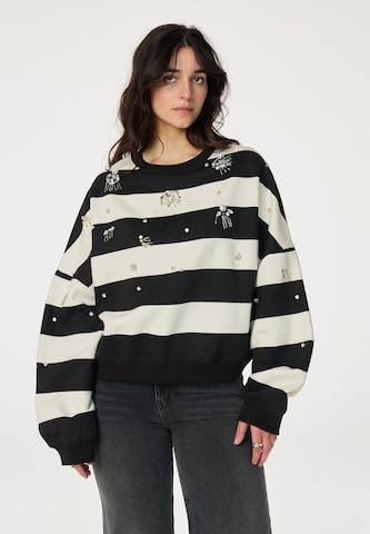 Fabienne Chapot Sweatshirt 'Ronny' in Black: front