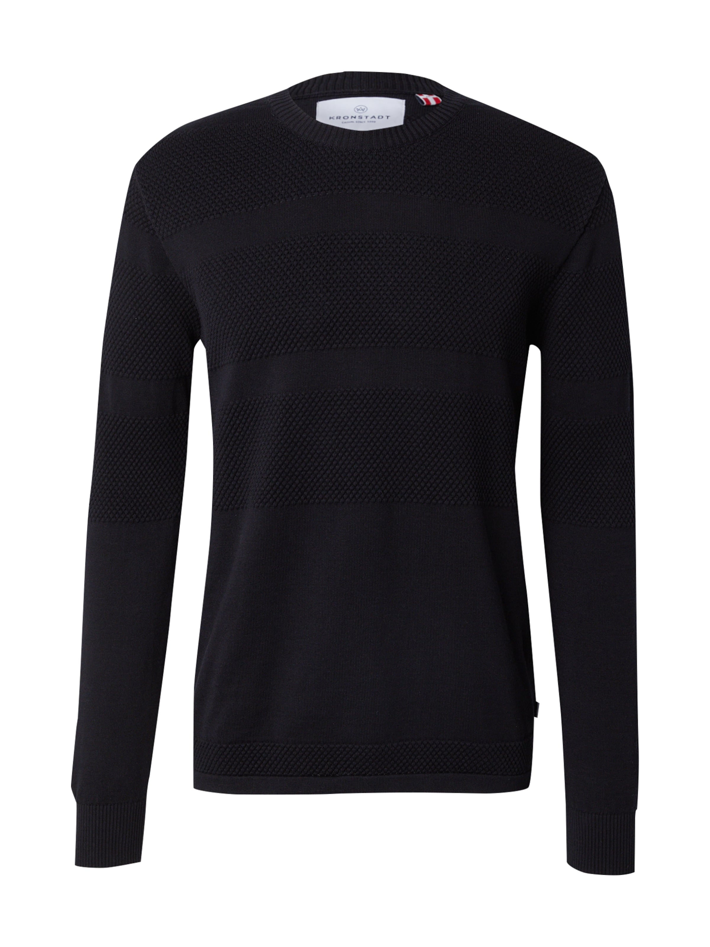 Kronstadt Sweater 'Hannes' in Black: front