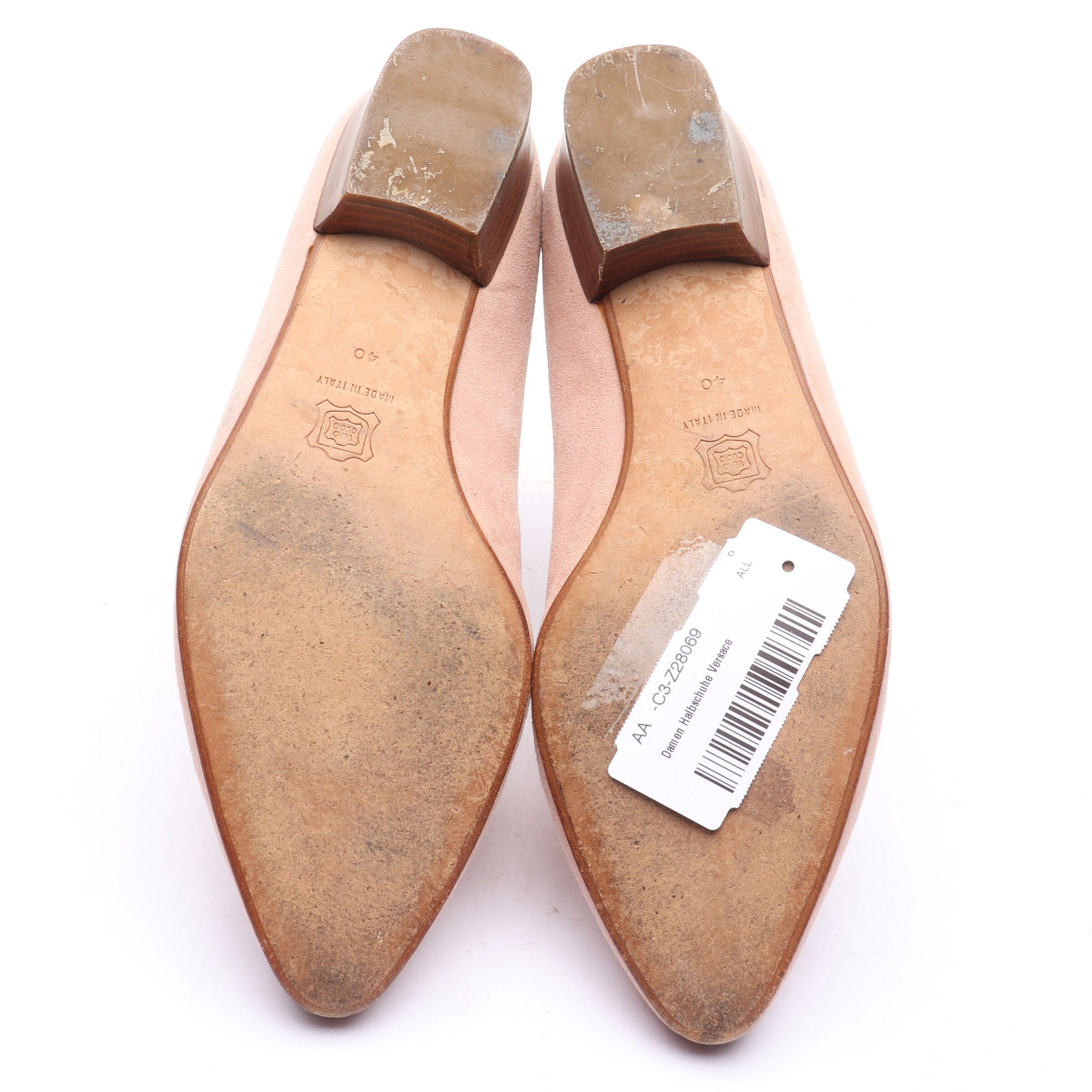 VERSACE Flats & Loafers in 40 in Pink