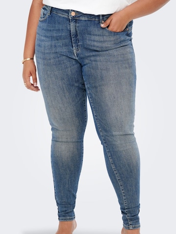 ONLY Carmakoma Skinny Jeans 'CARPower' in Blauw