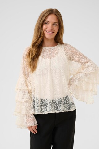 CULTURE Blouse 'CUClemency' in Beige: front