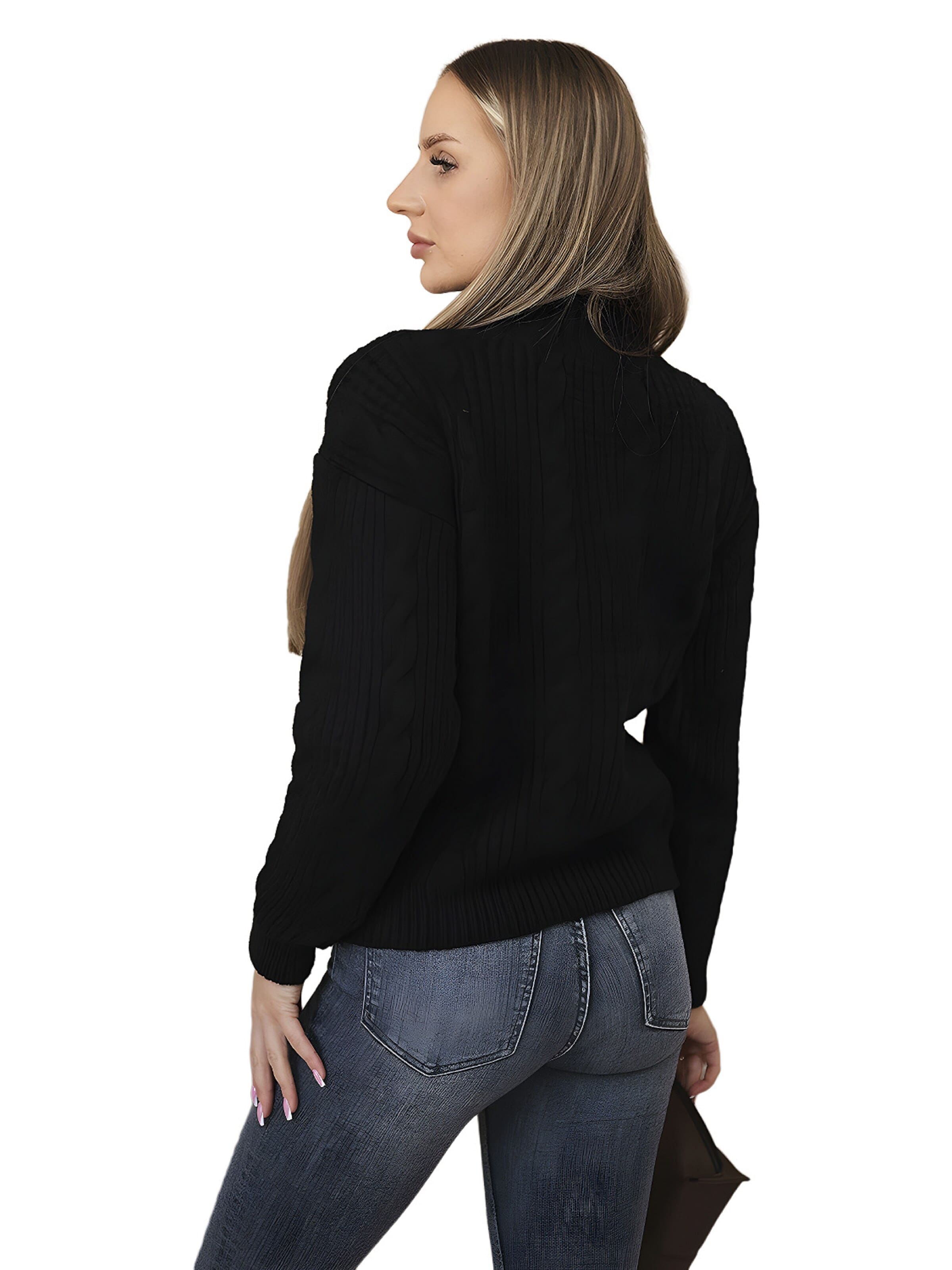 Lumera Sweter w kolorze czarny