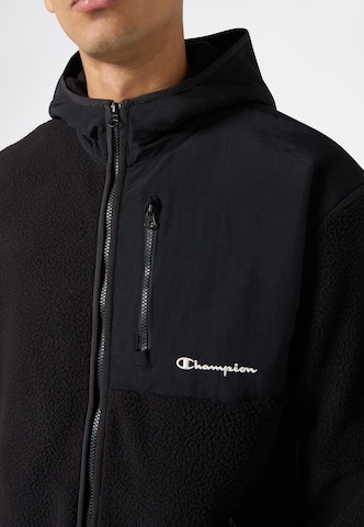 Champion Fleece jas in Zwart