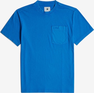 T-Shirt G-STAR en bleu : devant