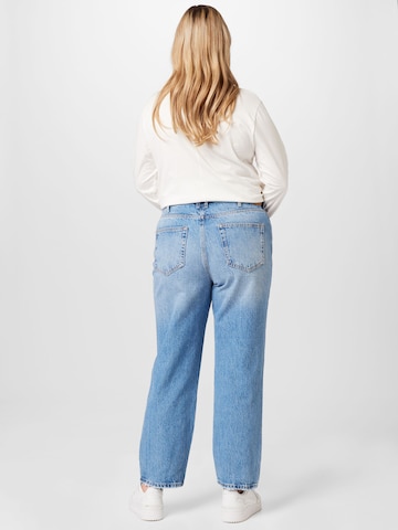 ONLY Curve regular Jeans 'ROBYN' i blå