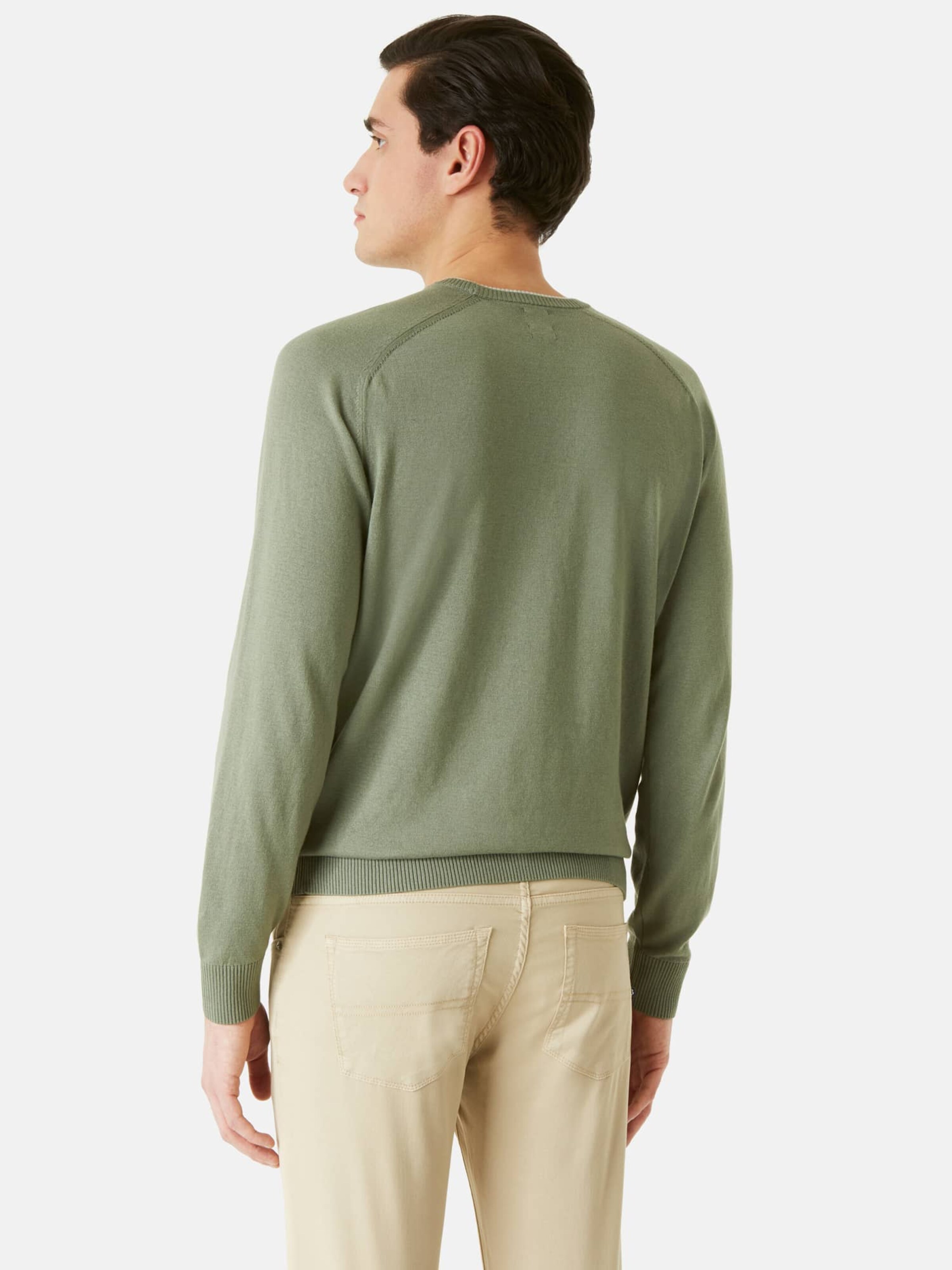 Männer Pullover & Strick Boggi Milano Pullover in Grün - MI64101 Männer Pullover & Strick Boggi Milano Pullover in Grün - MI64101