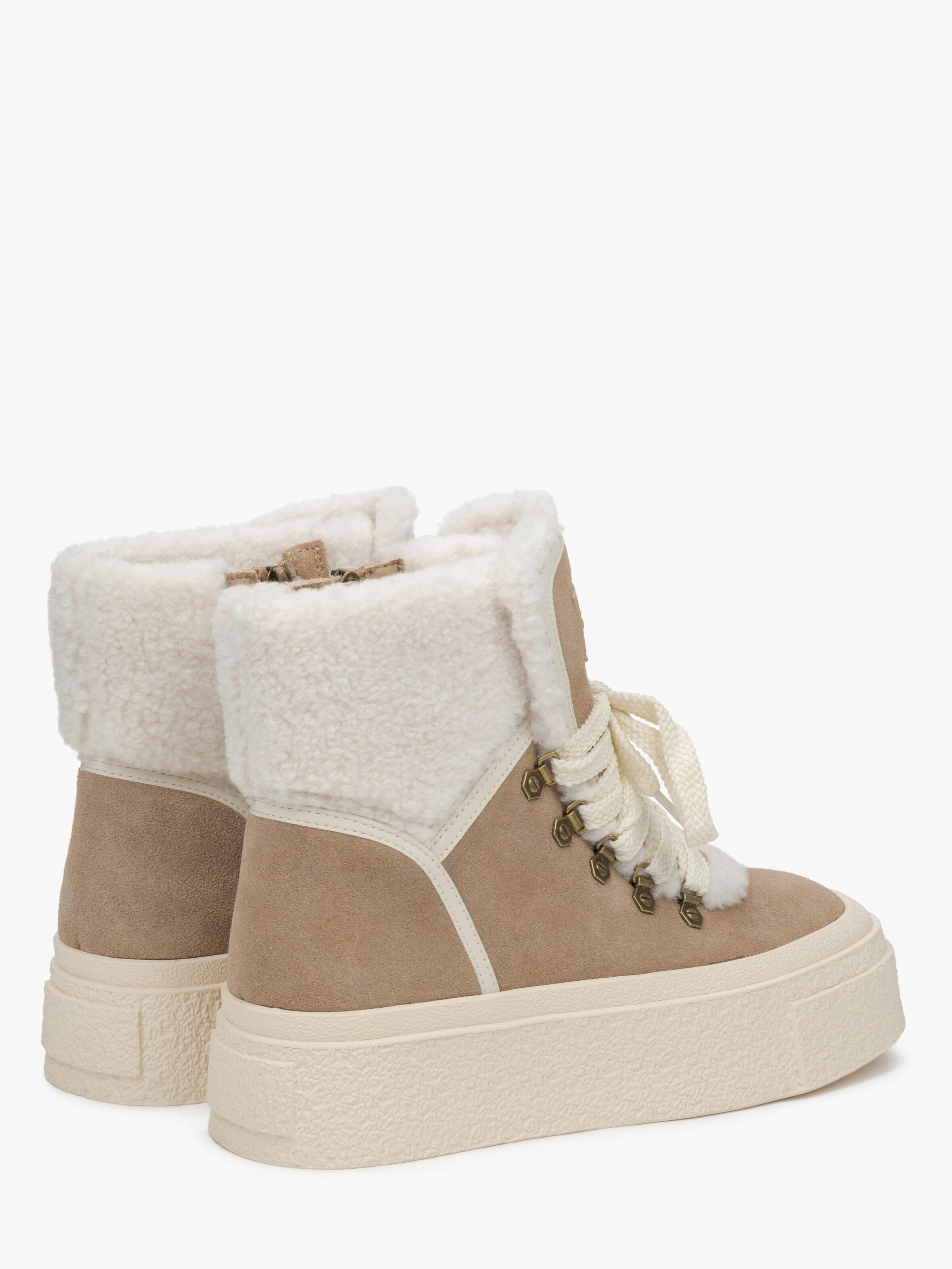 ES8 Ankle Boots '03-02'‌ in Beige