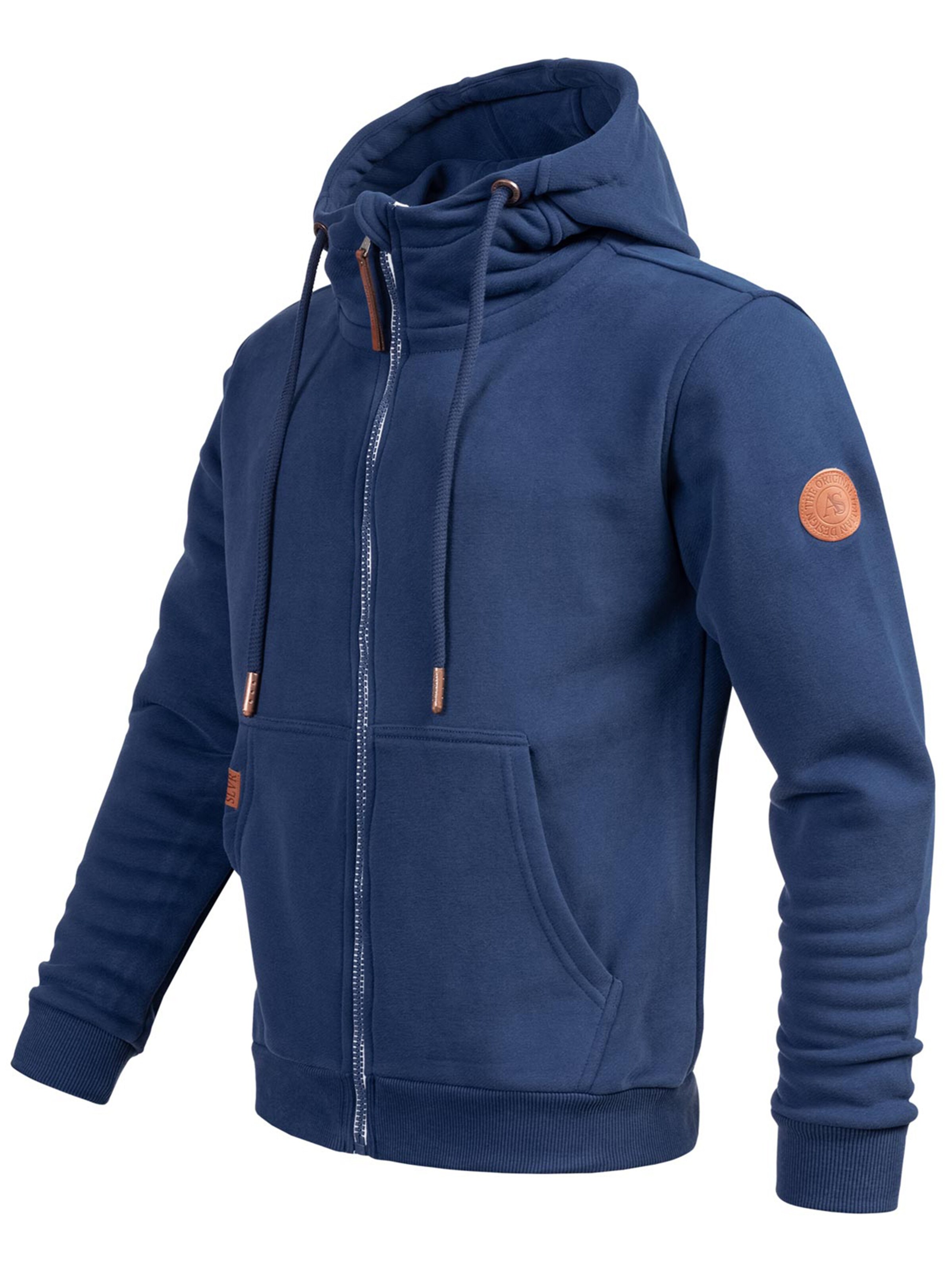 Alessandro Salvarini Sweatjacke 'Geenio' in Blau