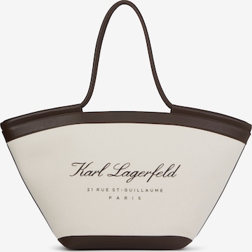 Karl Lagerfeld Rantakassi värissä beige: etupuoli