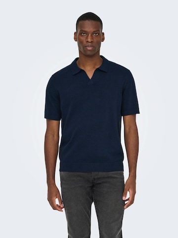 Only & Sons Pullover 'ONSTHY' in Blau: Vorderseite