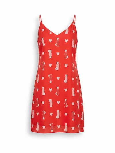 Cat e Lolette Robe d’été 'Loungewear dress' en rouge, Vue avec produit