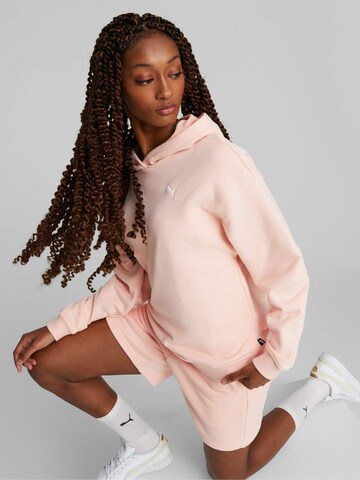 PUMA - Sudadera con cremallera 'Puma Loungewear Short Suit' en rosa
