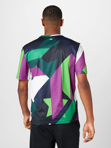 J.Lindeberg Performance shirt 'Flag' in Green