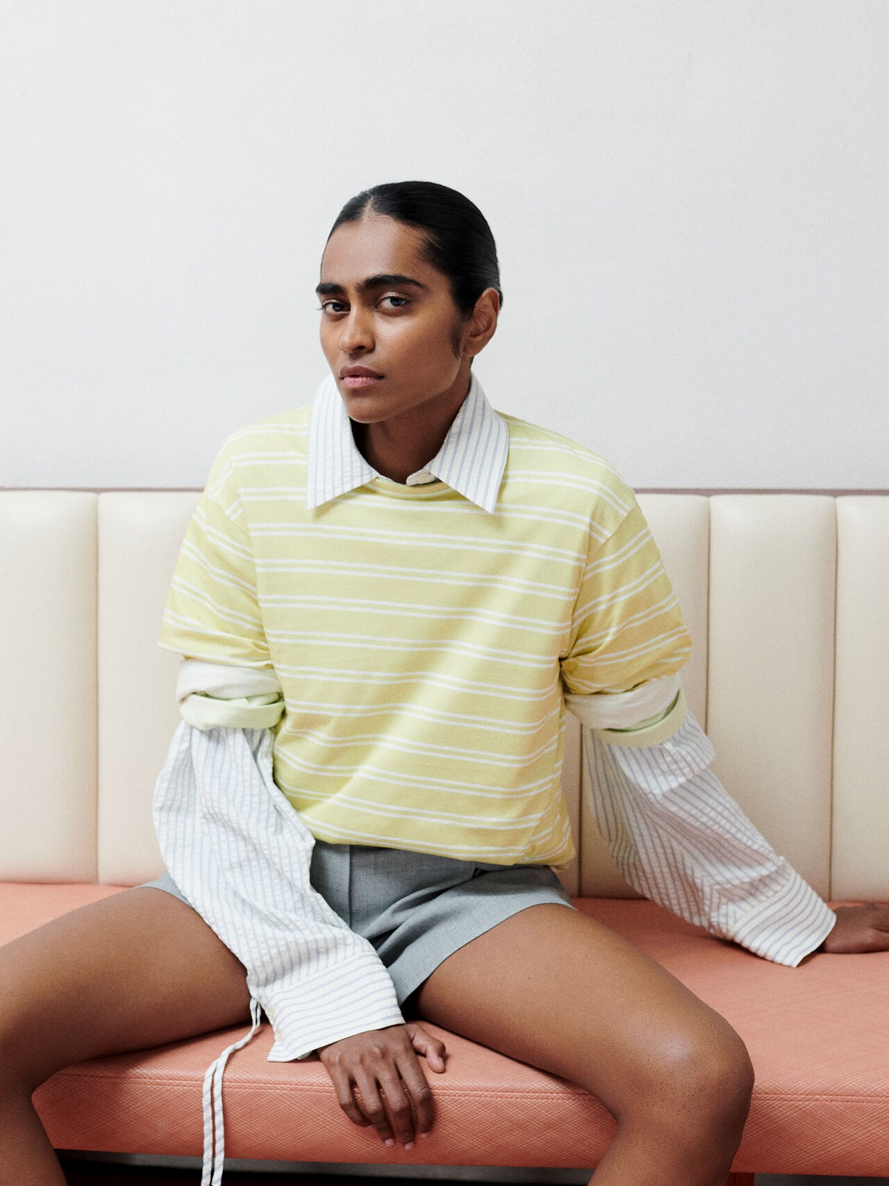 EDITED Shirt 'Verlee' Crème