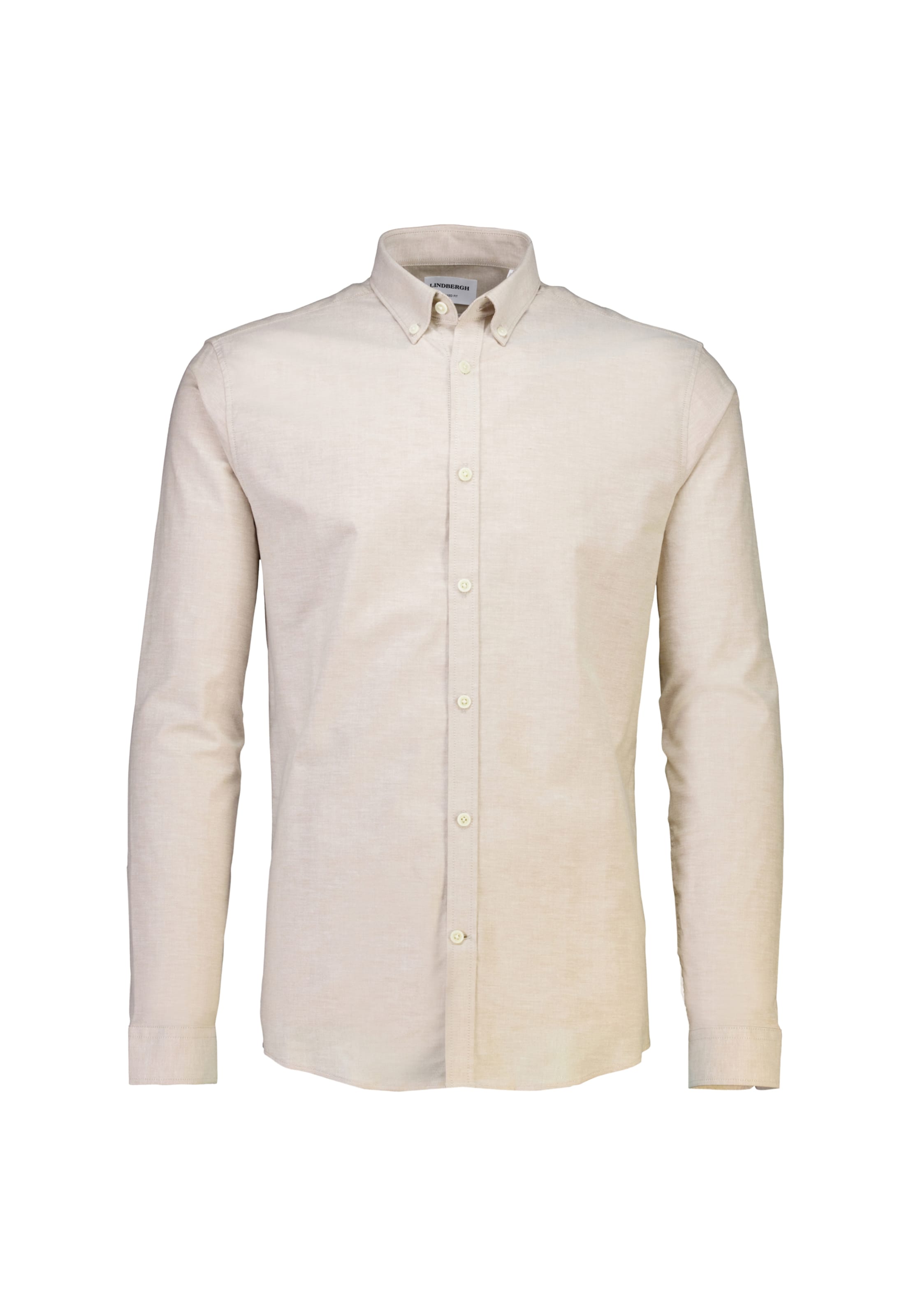 Slim fit Cămașă de la Lindbergh pe bej: față